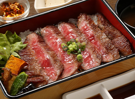 飛騨牛サーロインステーキ重